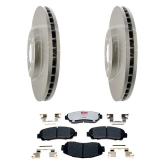 Raybestos® - Element3™ Plain Front Brake Kit with Hybrid Pads