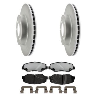 Raybestos® - Element3™ Plain Front Brake Kit with Hybrid Pads