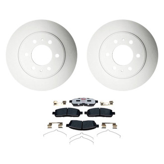 Raybestos® - Element3™ Plain Front Brake Kit with Hybrid Pads