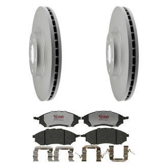 Raybestos® - Element3™ Plain Front Brake Kit with Hybrid Pads