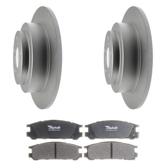 Raybestos® - Element3™ Plain Rear Brake Kit with Ceramic Pads