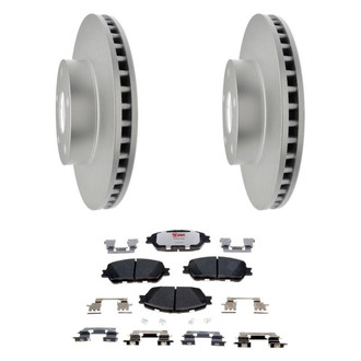 Raybestos® - Element3™ Plain Front Brake Kit with Hybrid Pads