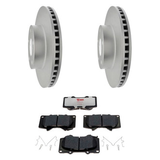 Raybestos® - Element3™ Plain Front Brake Kit with Hybrid Pads