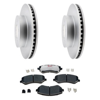 Raybestos® - Element3™ Plain Front Brake Kit with Hybrid Pads