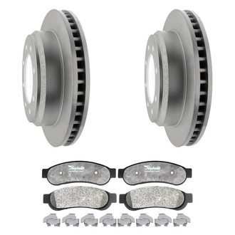 Raybestos® - Element3™ Plain Rear Brake Kit with Semi-Metallic Pads