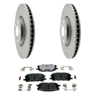 Raybestos® - Element3™ Plain Front Brake Kit with Hybrid Pads