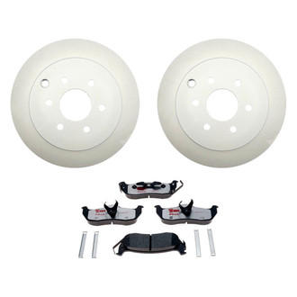 Raybestos® - Element3™ Plain Rear Brake Kit with Hybrid Pads