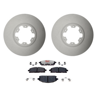 Raybestos® - Element3™ Plain Front Brake Kit with Hybrid Pads