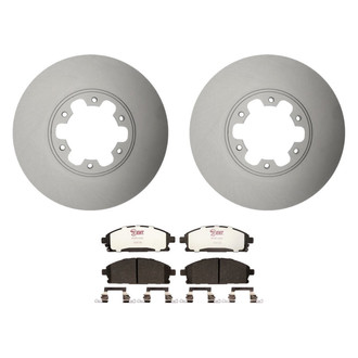 Raybestos® - Element3™ Plain Front Brake Kit with Hybrid Pads