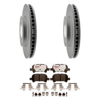 Raybestos® - Element3™ Plain Rear Brake Kit with Hybrid Pads