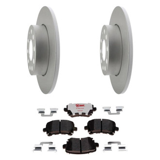 Raybestos® - Element3™ Plain Rear Brake Kit with Hybrid Pads