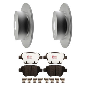 Raybestos® - Element3™ Plain Rear Brake Kit with Hybrid Pads