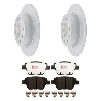 Raybestos® - Element3™ Plain Rear Brake Kit with Hybrid Pads