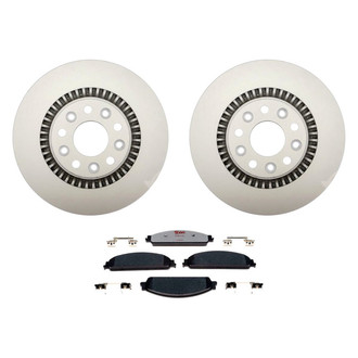 Raybestos® - Element3™ Plain Front Brake Kit with Hybrid Pads
