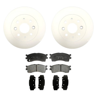 Raybestos® - Element3™ Plain Front Brake Kit with Ceramic Pads
