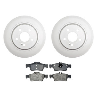 Raybestos® - Element3™ Plain Rear Brake Kit with Semi-Metallic Pads