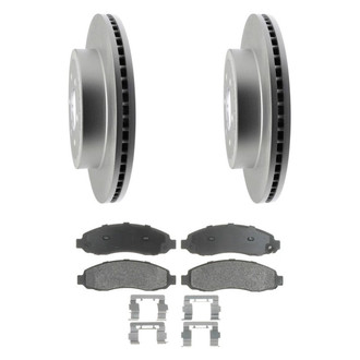 Raybestos® - Element3™ 1-Piece Brake Kit with Semi-Metallic Brake Pads