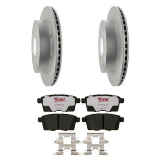 Raybestos® - Element3™ Plain Rear Brake Kit with Hybrid Pads