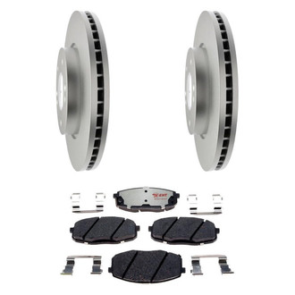 Raybestos® - Element3™ Plain Front Brake Kit with Hybrid Pads