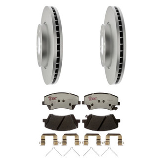 Raybestos® - Element3™ Plain Front Brake Kit with Hybrid Pads