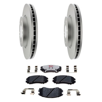 Raybestos® - Element3™ Plain Front Brake Kit with Hybrid Pads