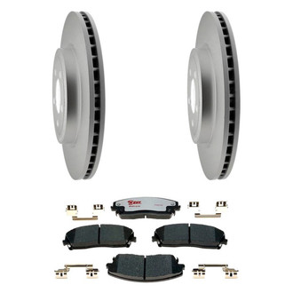 Raybestos® - Element3™ Plain Front Brake Kit with Hybrid Pads