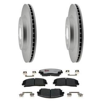 Raybestos® - Element3™ Plain Front Brake Kit with Hybrid Pads