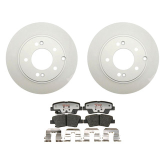 Raybestos® - Element3™ Plain Rear Brake Kit with Hybrid Pads