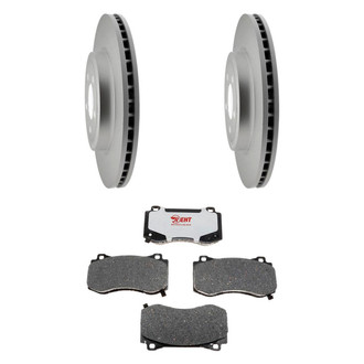 Raybestos® - Element3™ Plain Front Brake Kit with Hybrid Pads