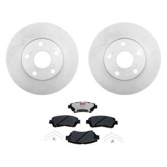 Raybestos® - Element3™ Plain Front Brake Kit with Hybrid Pads