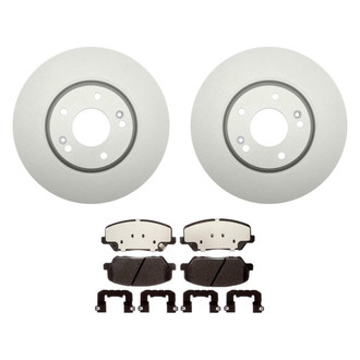Raybestos® - Element3™ Plain Front Brake Kit with Hybrid Pads