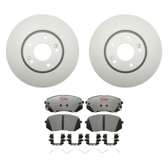 Raybestos® - Element3™ Plain Front Brake Kit with Hybrid Pads