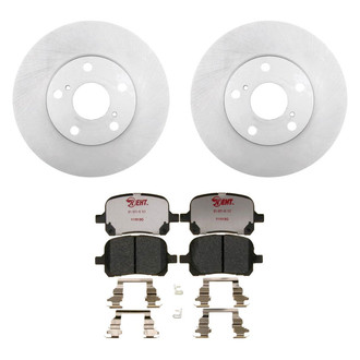 Raybestos® - Element3™ Plain Front Brake Kit with Hybrid Pads