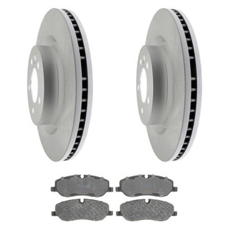 Raybestos® - Element3™ Plain Front Brake Kit with Semi-Metallic Pads