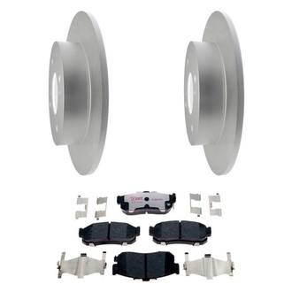 Raybestos® - Element3™ Plain Rear Brake Kit with Hybrid Pads