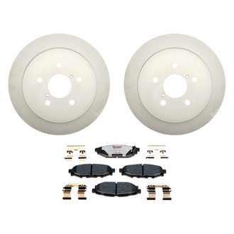 Raybestos® - Element3™ Plain Rear Brake Kit with Hybrid Pads