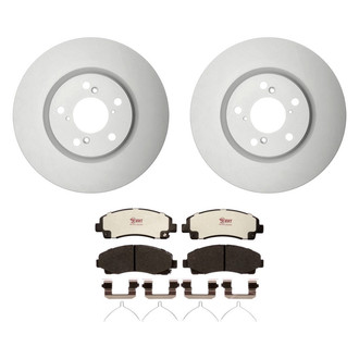 Raybestos® - Element3™ Plain Front Brake Kit with Hybrid Pads