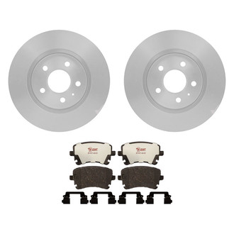 Raybestos® - Element3™ Plain Rear Brake Kit with Hybrid Pads