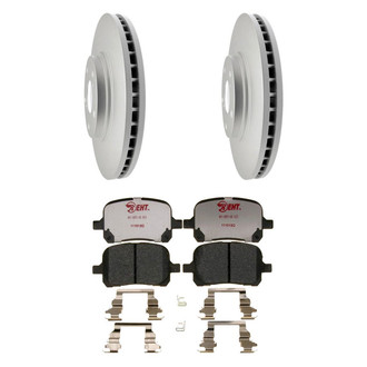 Raybestos® - Element3™ Plain Front Brake Kit with Hybrid Pads