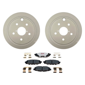Raybestos® - Element3™ Plain Rear Brake Kit with Hybrid Pads