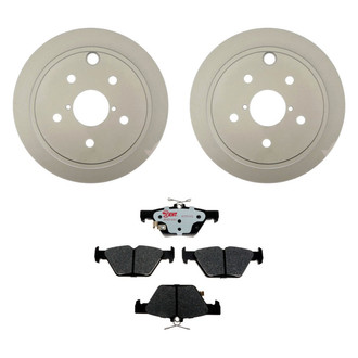 Raybestos® - Element3™ Plain Rear Brake Kit with Hybrid Pads