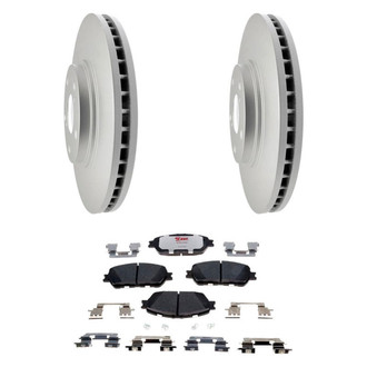 Raybestos® - Element3™ Plain Front Brake Kit with Hybrid Pads