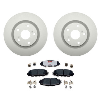 Raybestos® - Element3™ Plain Front Brake Kit with Hybrid Pads