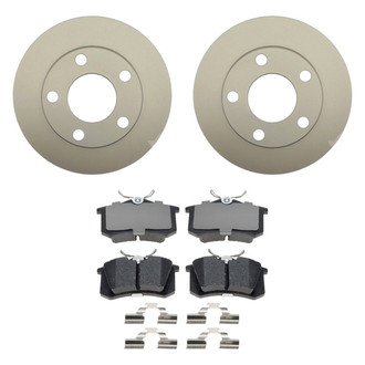 Raybestos® - Element3™ Plain Rear Brake Kit with Hybrid Pads