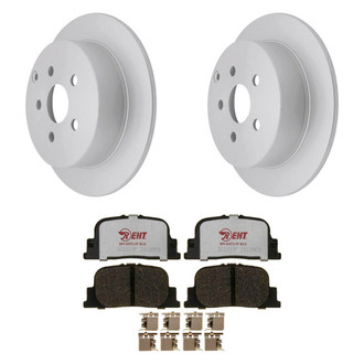 Raybestos® BNDL-1269-31021184 - Element3™ Plain Rear Brake Kit with Hybrid Pads
