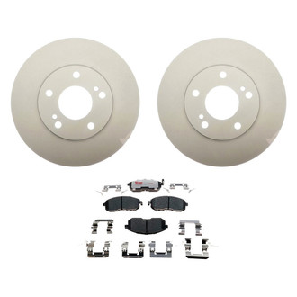 Raybestos® - Element3™ Plain Front Brake Kit with Hybrid Pads