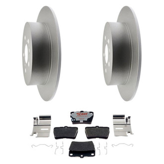 Raybestos® - Element3™ Plain Rear Brake Kit with Hybrid Pads