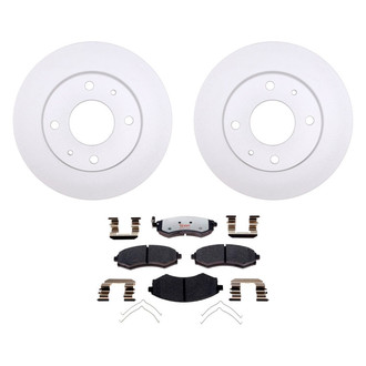 Raybestos® - Element3™ Plain Front Brake Kit with Hybrid Pads