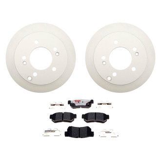Raybestos® - Element3™ Plain Rear Brake Kit with Hybrid Pads