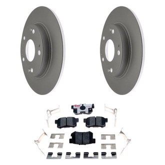 Raybestos® - Element3™ Plain Rear Brake Kit with Hybrid Pads